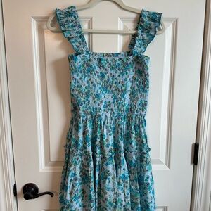 NWT Aerie blue floral sundress size L